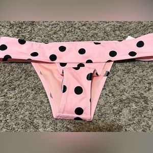 Pink Brazilian swimsuit bottoms